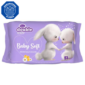 Violeta Baby Double Care vlažne maramice s medom i kamilicom 51/1