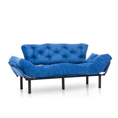 Atelier Del Sofa Trosjed na razvlačenje, Plava, Nitta Triple - Blue slika 4