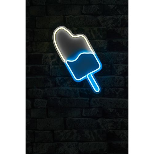 Wallity Ukrasna plastična LED rasvjeta, Ice Cream - Blue slika 10