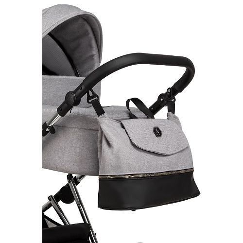 Tutek Kolica za bebe 2in1 Diamons Pro 1, Light Grey slika 5