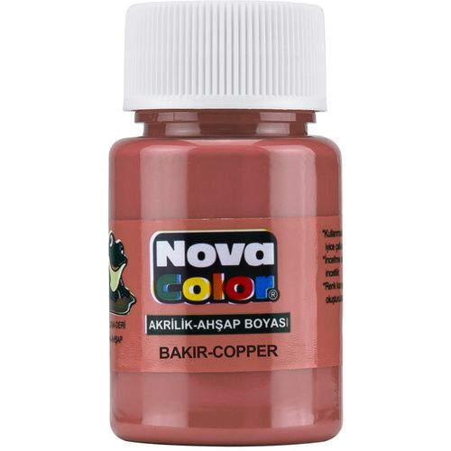 Nova Color Slikanje - Akrilne Boje 30g - Bakarna - 540299 slika 1