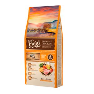 Sam's Field Dog Dog Adult Grain Free piletina, živina, voće i povrće, potpuna suva hrana za odrasle pse svih rasa 13 kg