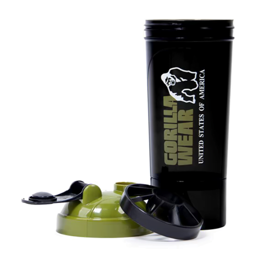 Gorilla Wear Šejker Compact - Black/Army Green slika 3