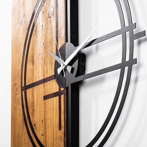 Wallity Wooden Clock 38 Light Walnut
Black Decorative Wooden Wall Clock slika 6