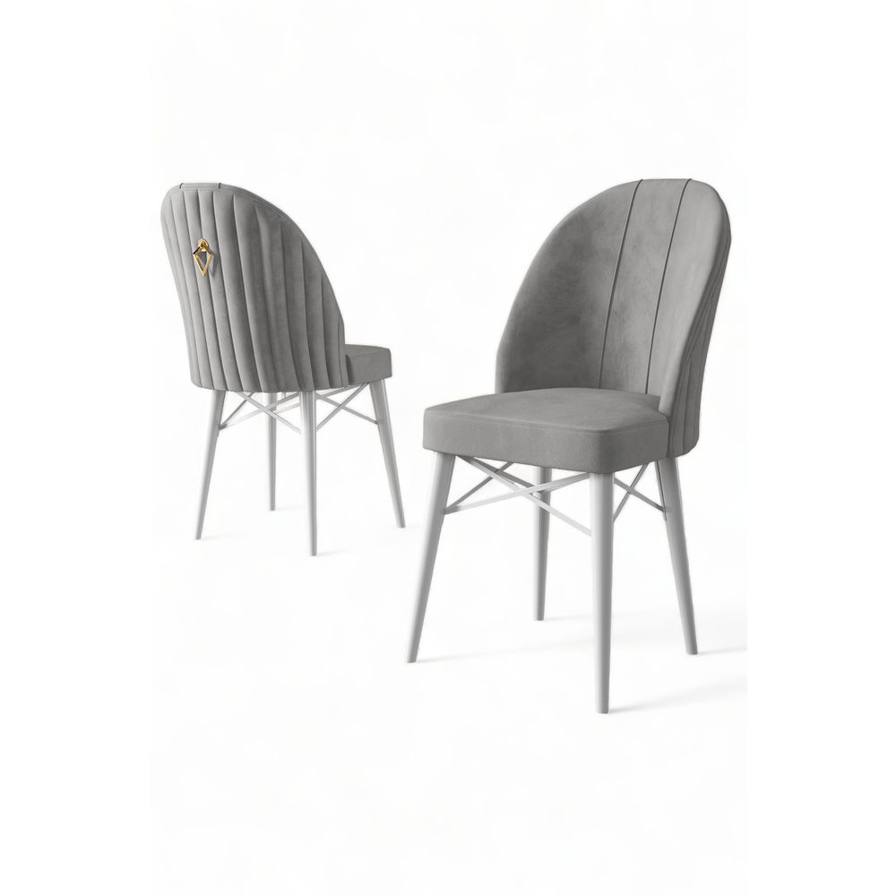 Ritim - Sivi Set Stolica (6 Komada) slika 3