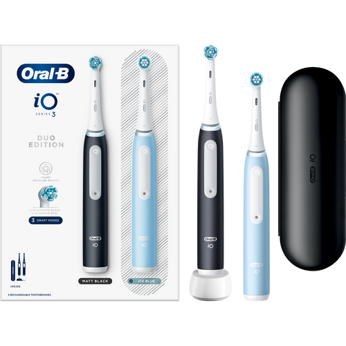 Oral-B Električna četkica iO Series 3 Duo Pack (Black + Blue) slika 1