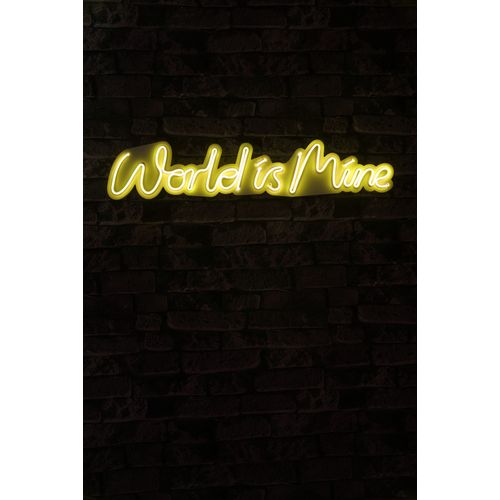 Wallity Ukrasna plastična LED rasvjeta, World is Mine - Yellow slika 2