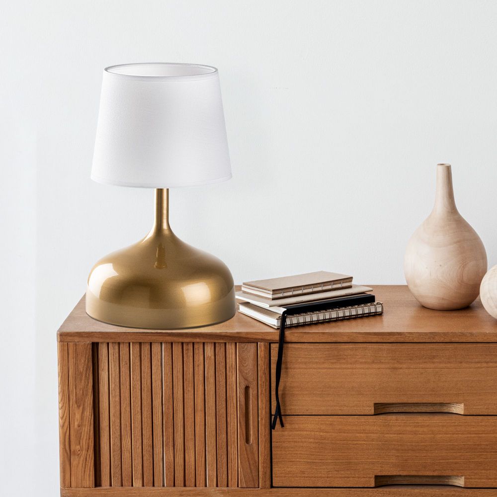 Lampa za sto Bulbous - 15457 ZlatnoBijela slika 2