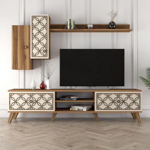 Woody Fashion TV jedinica, Class S - Walnut, Cream