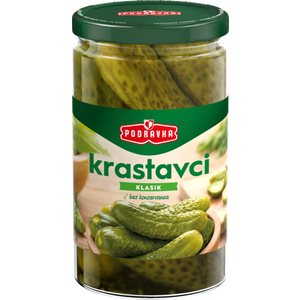 Podravka krastavci Klasik, staklenka 660g