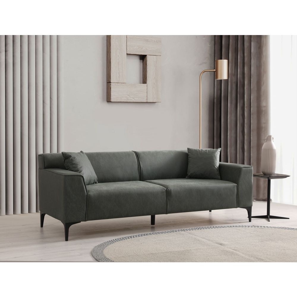 Sofa za 3 osobe New Petra - zelena boja slika 1