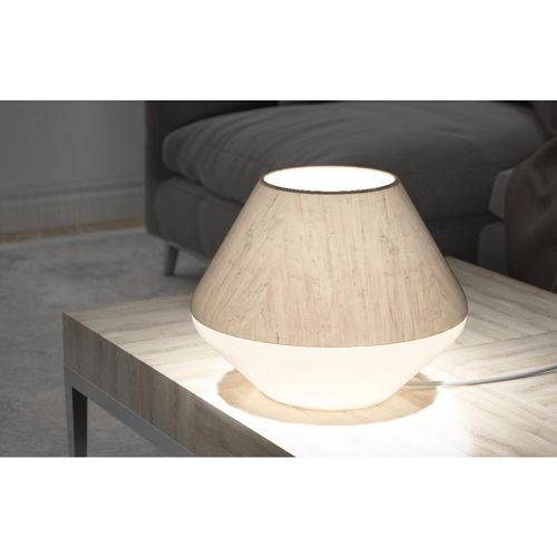 ALLOCACOC 10412GW/EULSTD LED Tulip lampa, drvena, stona, siva slika 1