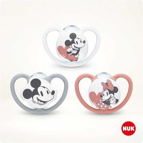 NUK duda varalica - silikon Space Mickey mickey vel.3 (18-36m), 2 kom 10177176 slika 8