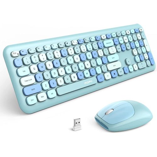 MOFII WL RETRO set tastatura i miš u PLAVOJ boji slika 1