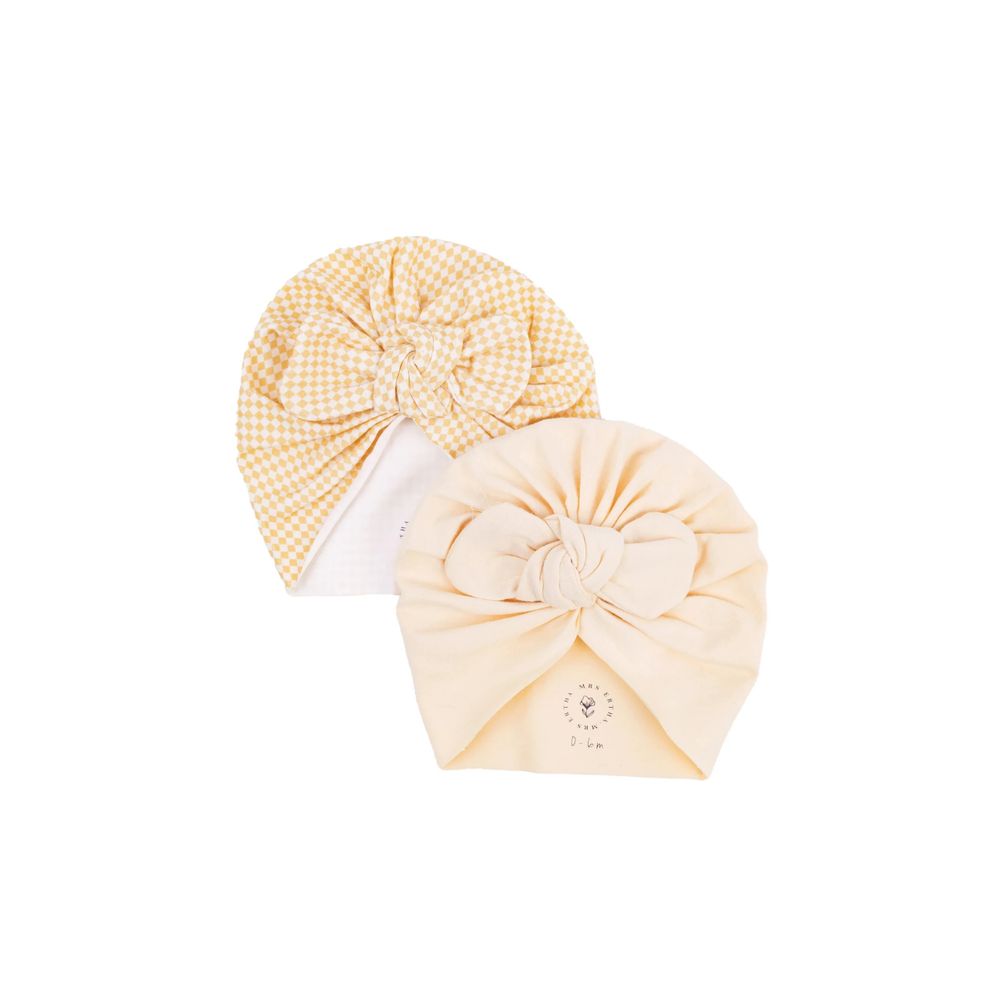 Mrs Ertha Turban za bebe Twiny, 2kom - Speckled Diamond slika 1