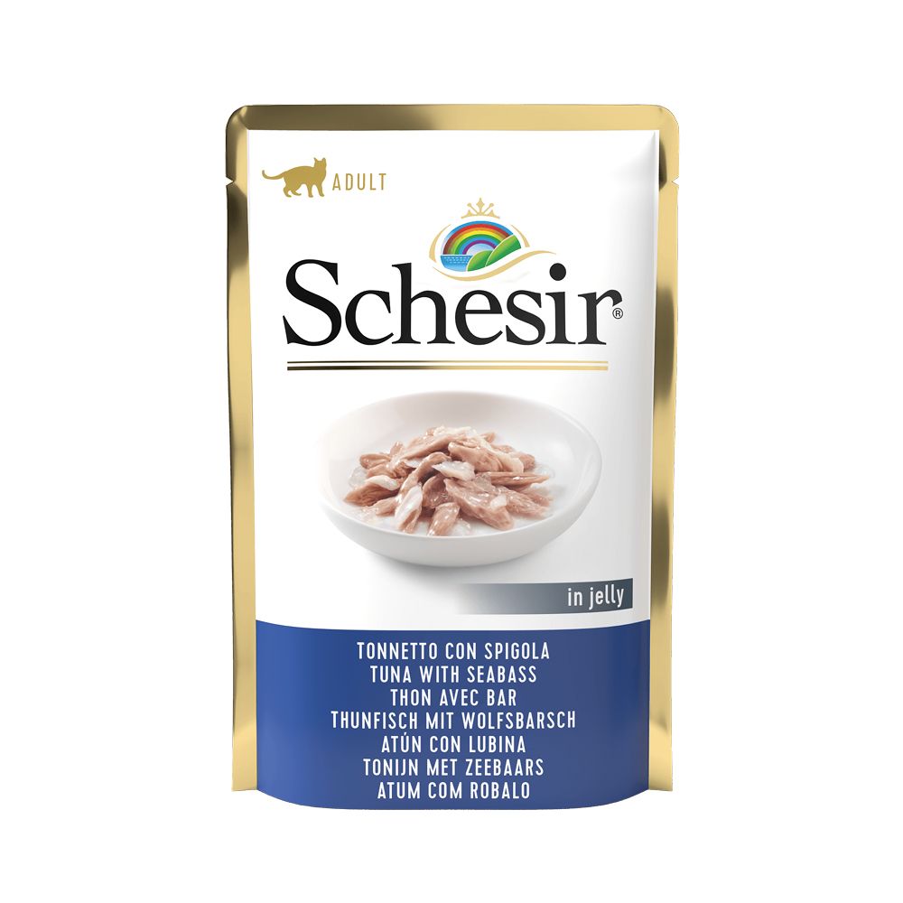Schesir Cat tuna s brancinom u želeu, vrećica 85 g slika 1