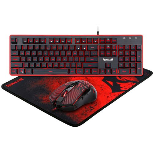 SET - REDRAGON COMBO S107 (3in1) KEYBOARD, MOUSE AND MOUSE PAD slika 2