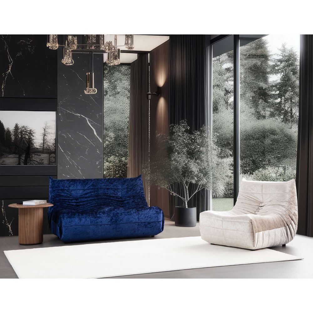 Dvosjed Sofa Bocek - Plava Boja slika 3