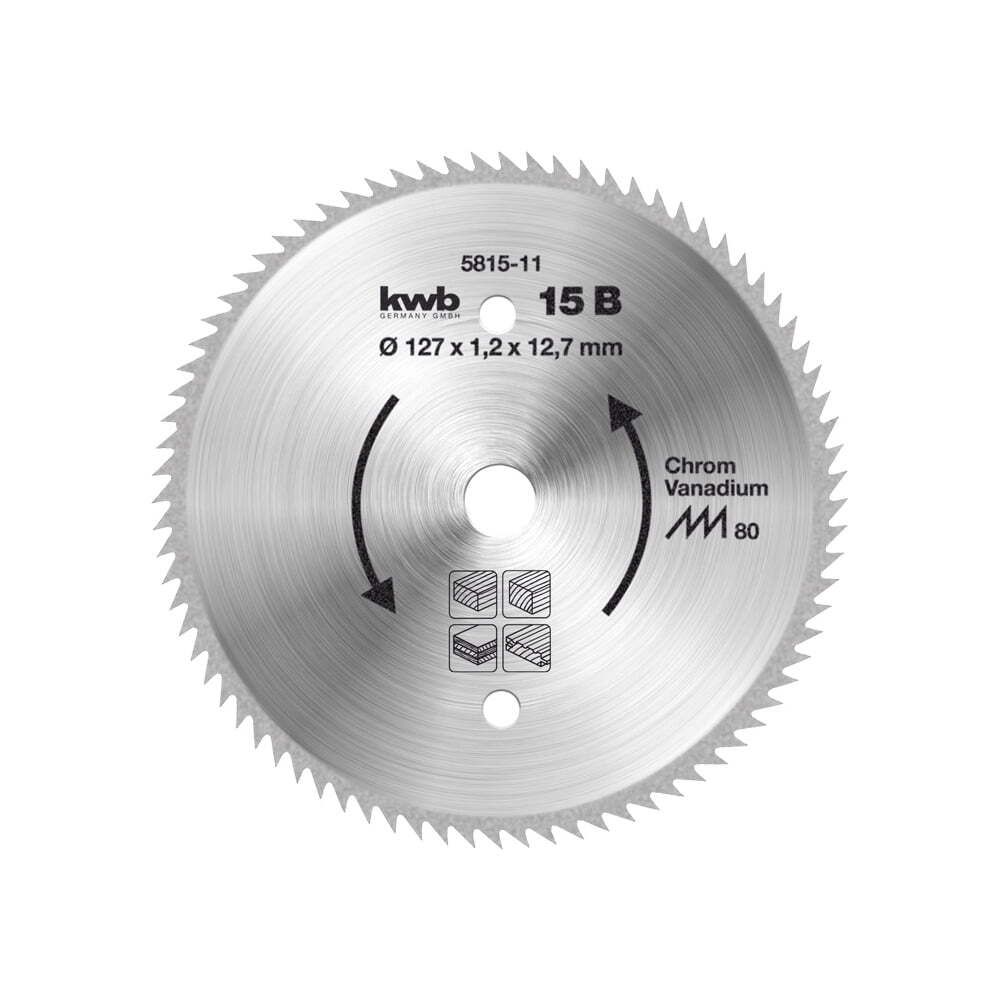 KWB rezni list 160 x 16 mm, 100 z, chrome vanadium slika 1