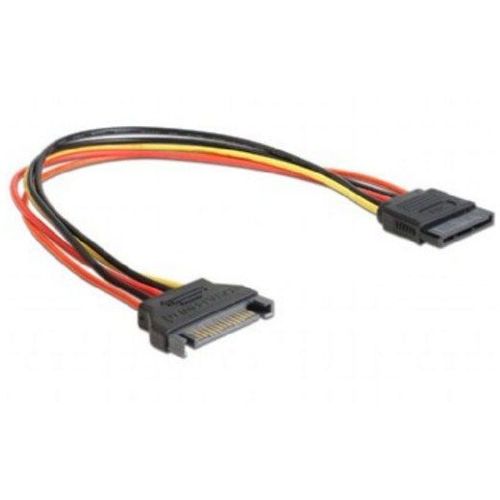 CC-SATAMF-01 Gembird SATA power extention cable, 0.3 m slika 1