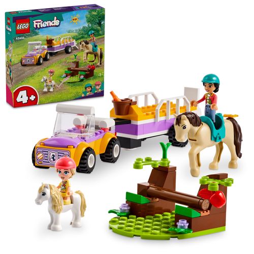 LEGO® FRIENDS 42634 Prikolica za konja i ponija slika 4