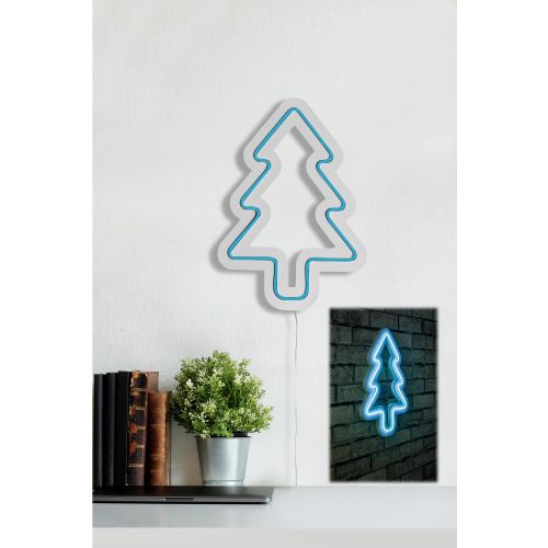 Wallity Ukrasna plastična LED rasvjeta, Christmas Pine - Blue slika 13