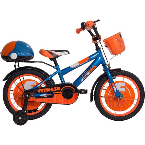 Sporting Machine dečiji bicikl 16" Fitness plavo-narandžasti (SM-16001) slika 1