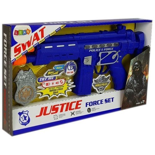 Policijski set puška sa značkom slika 5