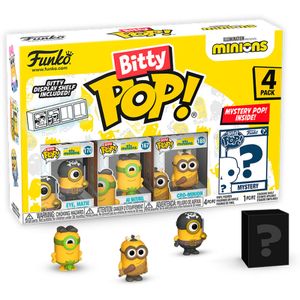 Blister 4 figure Bitty POP Minions Serija 1