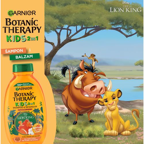 Garnier Botanic Therapy kids Apricot 2u1 dečIji šampon i balzam 250ml slika 9