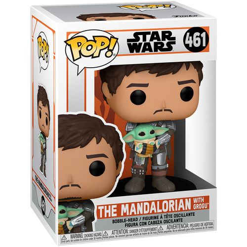 POP figure Star Wars Mandalorian Mando Holding Child slika 2