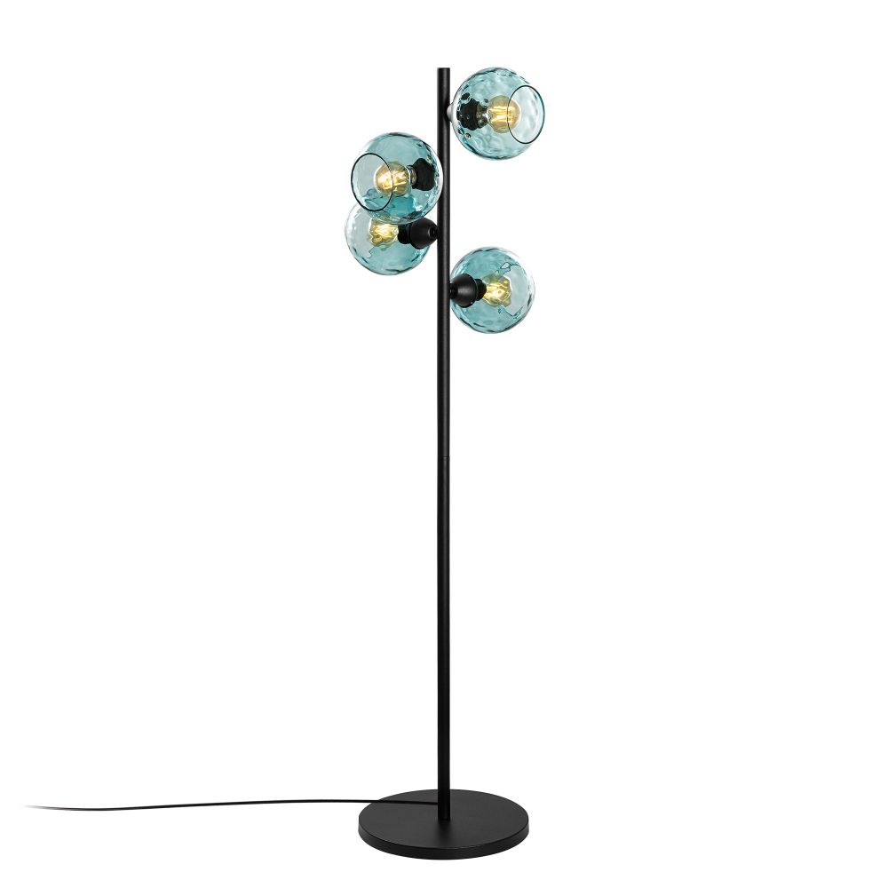 Podna Lampa Benek 15-14532 - Plava i Crna slika 5