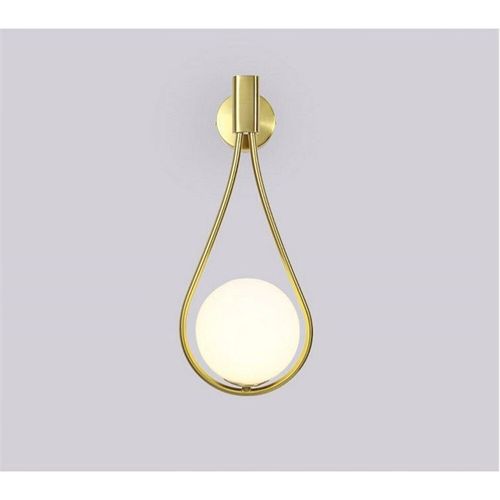 TOOLIGHT Zidna svjetiljka Staklena kugla Zlatna APP603-1W slika 7