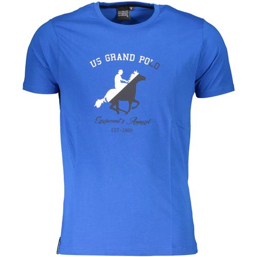 US GRAND POLO T-SHIRT SHORT SLEEVE MAN BLUE slika 1