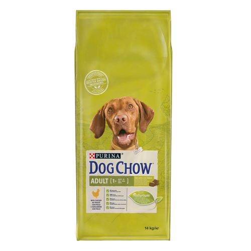 DOG CHOW Adult Piletina, potpuna hrana za kućne ljubimce, za odrasle pse, 14 kg slika 1