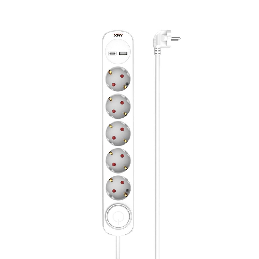 Produžni kabal MAX MPS-305SUSB 3m slika 1
