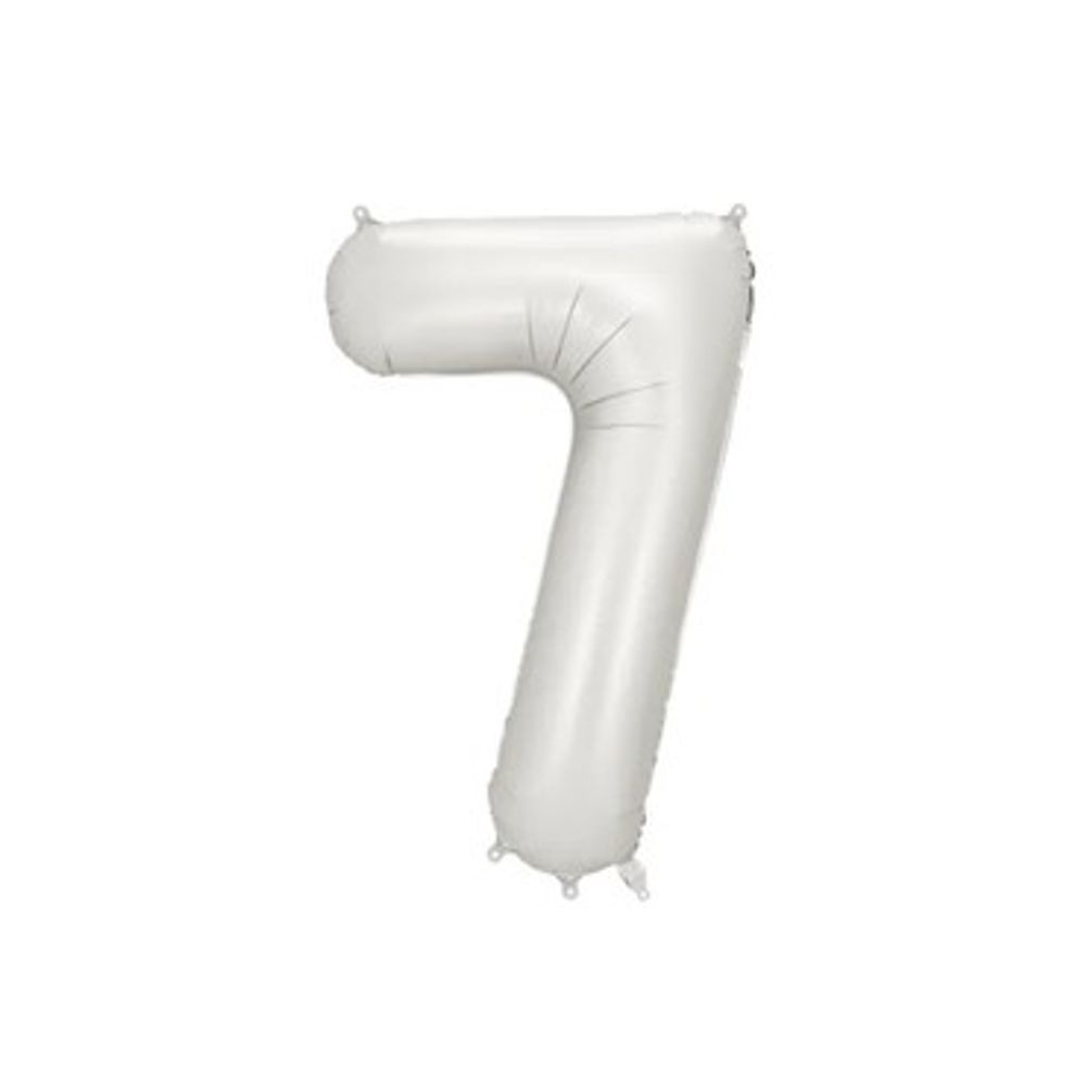 FB1S-7-018 Folijski balon 7 - Srebrni, 86 cm slika 1