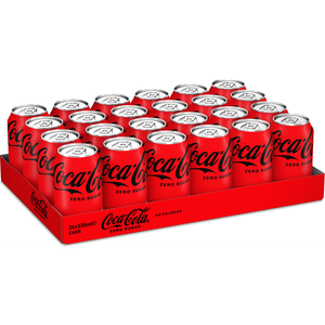 Coca Cola Zero limenka 24x0.33l 