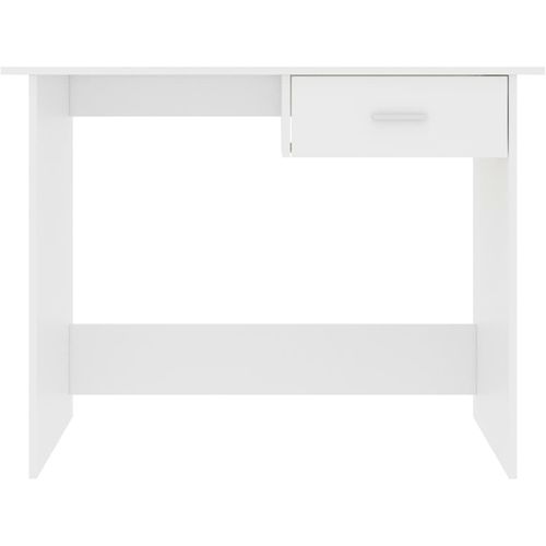 Radni stol bijeli 100 x 50 x 76 cm od iverice slika 11