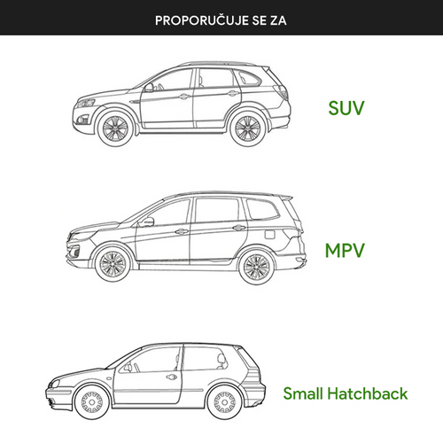 Organizer za auto sediste tip 3 crni slika 5