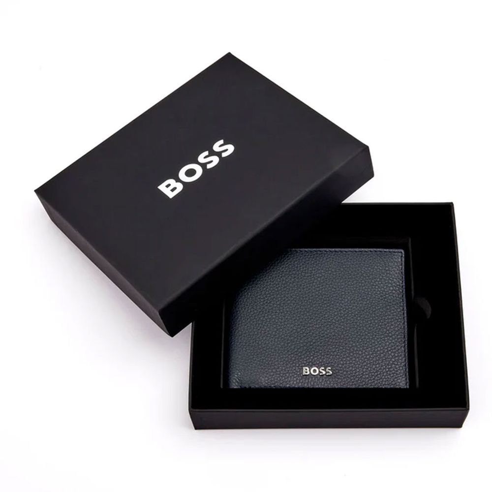 Hugo Boss Novčanik Classic Grained HLM416N, plavi slika 2