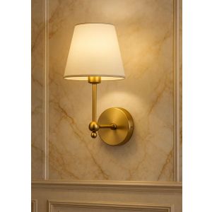 Zidna Lampa BRZ-540061 - Zlatna i Bijela