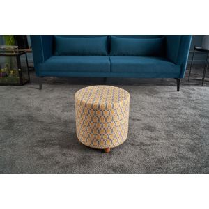 Bianca Puf Silindar Multicolor Pouffe