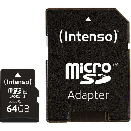 (Intenso) Micro SDHC/SDXC kartica 64GB Class 10, UHS-I +adapter, Pro - MicroSD 64GB Class10 UHS-I Pro slika 2