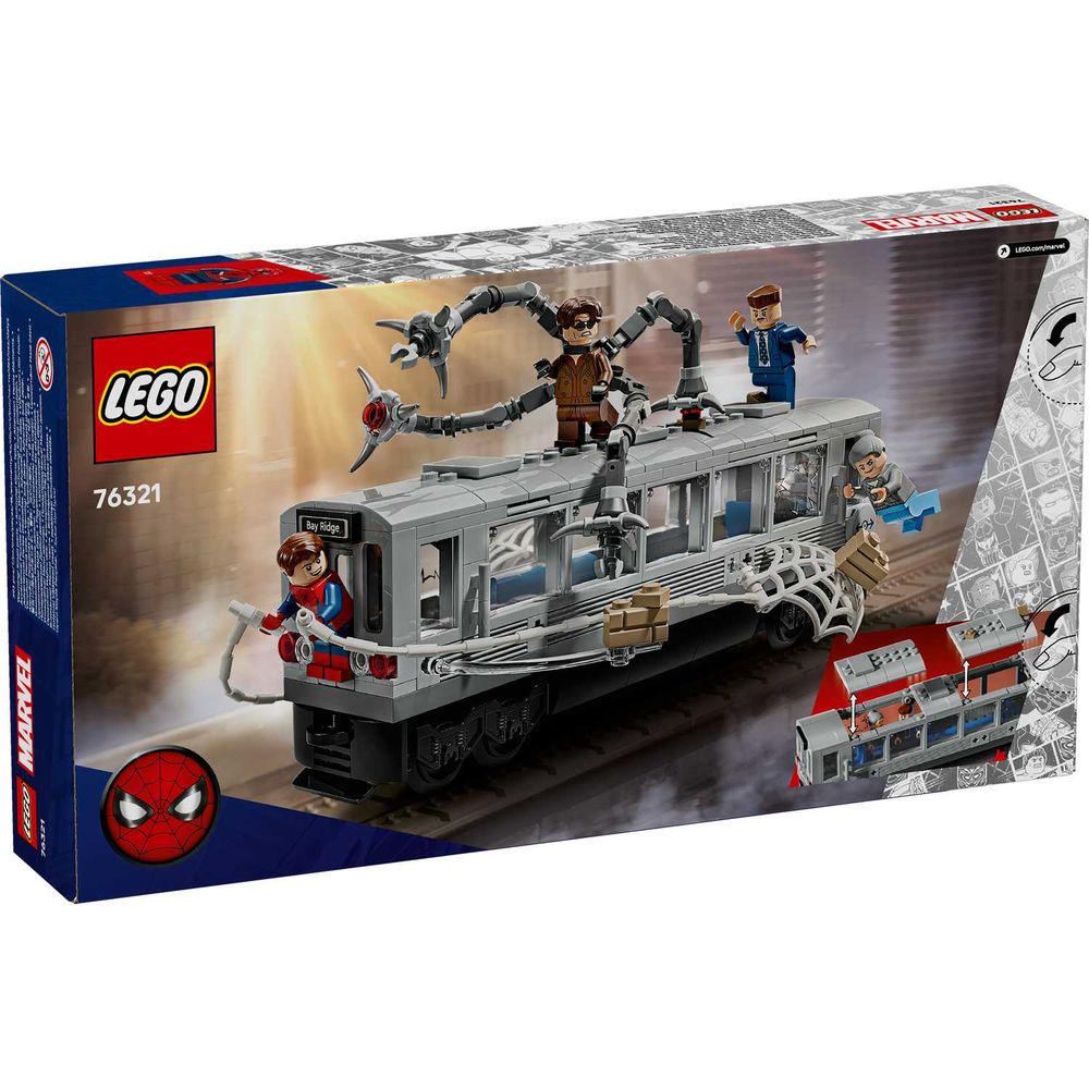 LEGO 76321 Spider-Man vs. Doc Ock Subway Train Scene slika 9