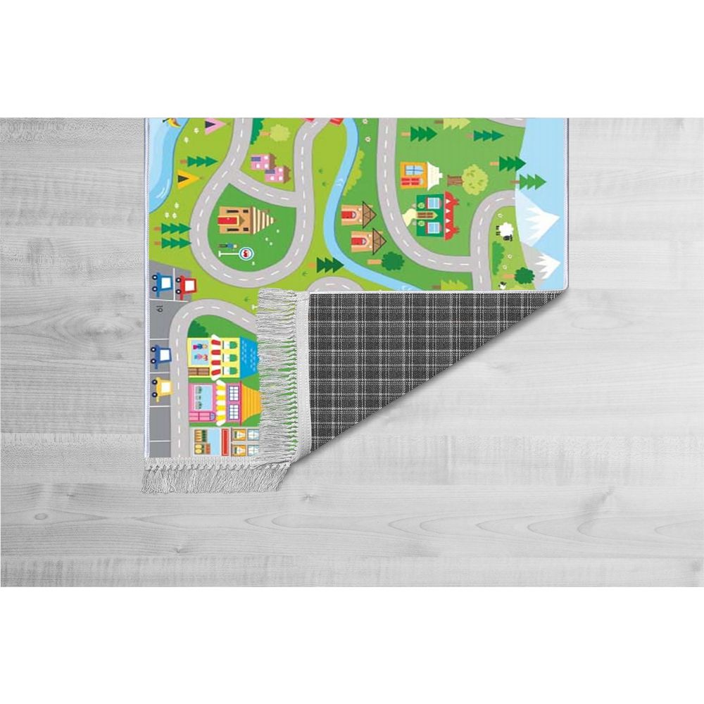 Tanki tepih dječji za igru Mapa grada (120 x 180 cm)( Els509) - DIGITALNI PRINT slika 5