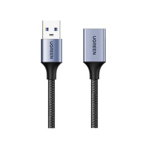 Kabel UGREEN, USB 3.0 A (M) na USB 3.0 A (ž), pleteni, 5m, crni