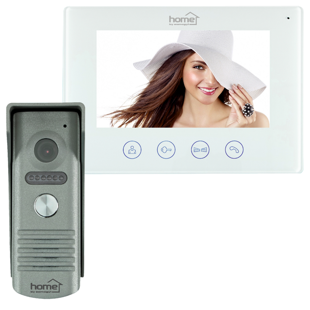 home Žični video interfon, set, 7" LCD display, WiFi - DPV WIFI SET slika 1