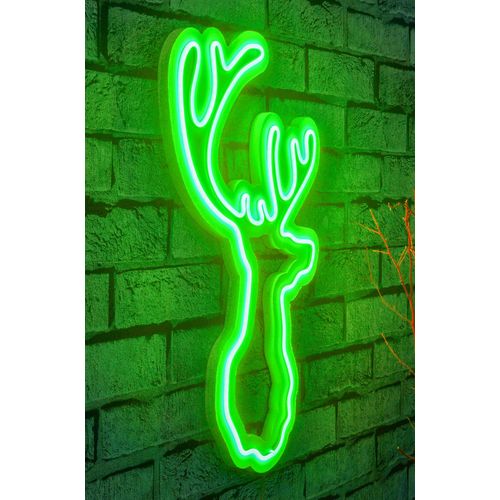 Wallity Ukrasna plastična LED rasvjeta, Deer - Green slika 9