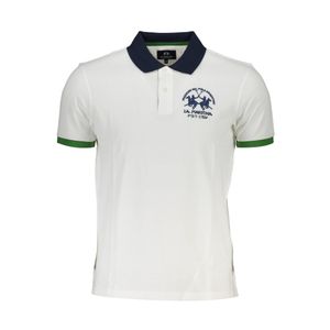 LA MARTINA POLO SHORT SLEEVE MAN WHITE